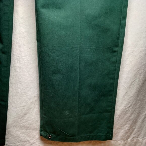 Riverside Coveralls Jumpsuit Medium/Large Regular Green Canvas Short Sleeve Vtg - Picture 16 of 16